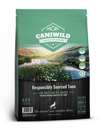 Caniwild Grain-Free Adult Responsibly Sourced™ Tuna 2kg, hipoalergiczna z tuńczykiem jakości Human-Grade
